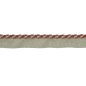 Preview: Delano Small Braided Rope Red/Green – Geflochtene Kordel mit Flansch von Colefax and Fowler