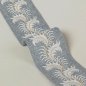 Preview: Feather Braid Blue – Bestickte Borte von Colefax and Fowler