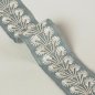 Preview: Juniper Braid Old Blue – Bestickte Borte von Colefax and Fowler