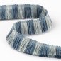 Preview: Lansdowne Cut Ruche Blue – Schnittruche von Colefax and Fowler