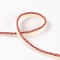 Preview: Lansdowne Narrow Rope Red – Kordel mit Flansch von Colefax and Fowler