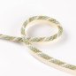 Preview: Lansdowne Rope Aqua/Leaf – Kordel mit Flansch von Colefax and Fowler