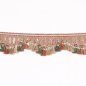 Preview: Lansdowne Scalloped Tassel Fringe Red/Forest – Bogenquastenfranse von Colefax and Fowler