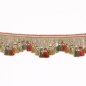 Preview: Lansdowne Scalloped Tassel Fringe Tomato/Olive – Bogenquastenfranse von Colefax and Fowler