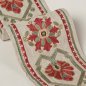 Preview: Mirador Braid Red/Green – Bestickte Borte von Colefax and Fowler