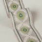 Preview: Rosario Braid Leaf Green – Bestickte Borte von Colefax and Fowler