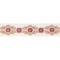 Preview: Theodore Cartouche Braid Tomato – Bestickte Borte von Colefax and Fowler