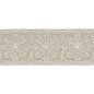 Preview: Theodore Florette Braid Beige – Bestickte Borte von Colefax and Fowler