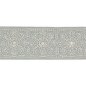 Preview: Theodore Florette Braid Old Blue – Bestickte Borte von Colefax and Fowler