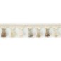 Preview: Theodore Tassel Fringe Beige – Quastenfranse von Colefax and Fowler