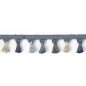 Preview: Theodore Tassel Fringe Blue – Quastenfranse von Colefax and Fowler