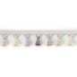 Preview: Theodore Tassel Fringe Silver – Quastenfranse von Colefax and Fowler