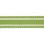 Preview: Wide Picot Braid Mid Green – Picot-Borte von Colefax and Fowler
