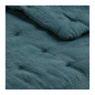 Preview: Leinentagesdecke Chloe in petrol