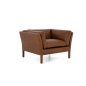 Preview: Sessel Bellamy, Leder Cognac