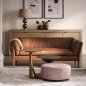 Preview: Sofa Bellamy 2-Sitzer, Leder Cognac – Ansicht 2
