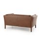Preview: Sofa Bellamy 2-Sitzer, Leder Cognac – Ansicht 9