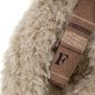 Preview: Gesticktes F Monogramm auf dem Schal des Teddybären Carlos