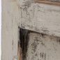 Preview: Abgeriebenes weißes Finish der Dorine im Detail