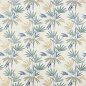 Preview: Bamboo Palm Blue – Stoff von Jane Churchill
