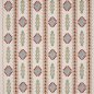 Preview: Jane Churchill Dhari Stickstoff in Red/Green