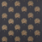 Preview: Jane Churchill Fortunei Stoff in Petrol/Gold