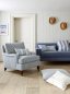 Preview: Sessel mit Bezug aus Jane Churchill Hopwell Stripe in Blue