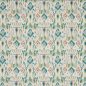 Preview: Jane Churchill Jaru Ikat-Stoff in Emerald/Teal