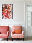 Preview: Sessel mit Bezug aus Jane Churchill Juno in Coral