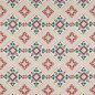 Preview: Jane Churchill Minerva Stoff in Red/Teal
