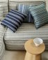 Preview: Kissen aus Jane Churchill Morro Stripe auf einem Sofa