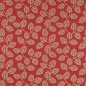 Preview: Jane Churchill Peacock Leaf Stoff in Red