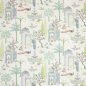 Preview: Persian Grove Green/Aqua – Stoff von Jane Churchill