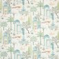 Preview: Persian Grove Teal/Aqua – Stoff von Jane Churchill