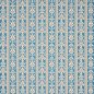 Preview: Jane Churchill Ramona Ikat-Stoff in Navy/Chocolate