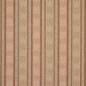 Preview: Jane Churchill Rivina Stripe Streifenstoff in Olive/Terracotta