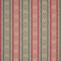 Preview: Jane Churchill Rivina Stripe Streifenstoff in Red/Green