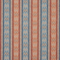 Preview: Jane Churchill Rivina Stripe Streifenstoff in Tomato/Blue