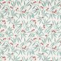 Preview: Jane Churchill Silverwood Stoff in Red/Green