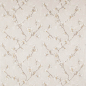 Preview: Jane Churchill Snow Flower Leinenstoff in Natural mit Alpenblüten