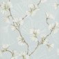 Preview: Snow Flower Tapete von Jane Churchill in Aqua/Lime