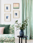 Preview: Vorhang aus Jane Churchill Tulsi Stripe in Green
