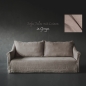 Preview: Sofa Jules mit Husse aus belgischem Leinen