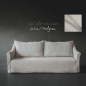 Preview: Sofa Jules mit Husse aus belgischem Leinen