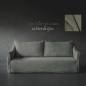 Preview: Sofa Jules mit Husse aus belgischem Leinen