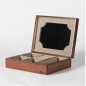 Preview: Manhattan Jewellery-Box aus echtem Leder und mit Samtauskleidung von Flamant