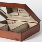 Preview: Manhattan Jewellery-Box aus echtem Leder und mit Samtauskleidung von Flamant