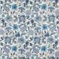 Preview: Manuel Canovas Bagatelle Leinenstoff in Bleu de Chine