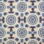 Preview: Manuel Canovas Castillon Leinenstoff in Celeste