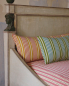 Preview: Bank mit Matratze aus Manuel Canovas Domino und Streifenkissen